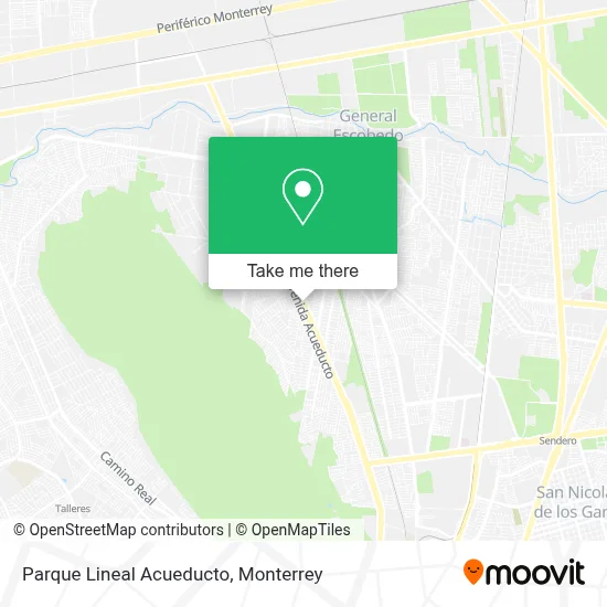 Parque Lineal Acueducto map