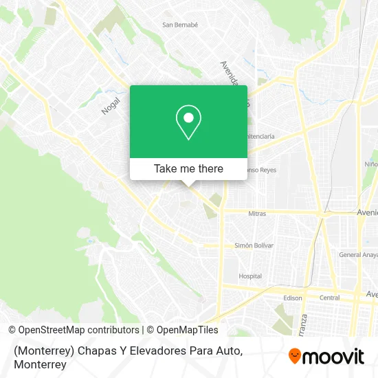 (Monterrey) Chapas Y Elevadores Para Auto map
