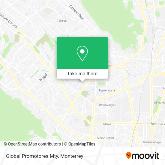 Global Promotores Mty map