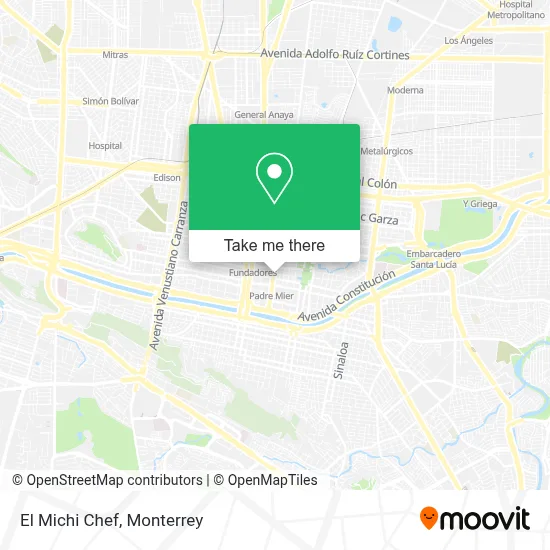 El Michi Chef map