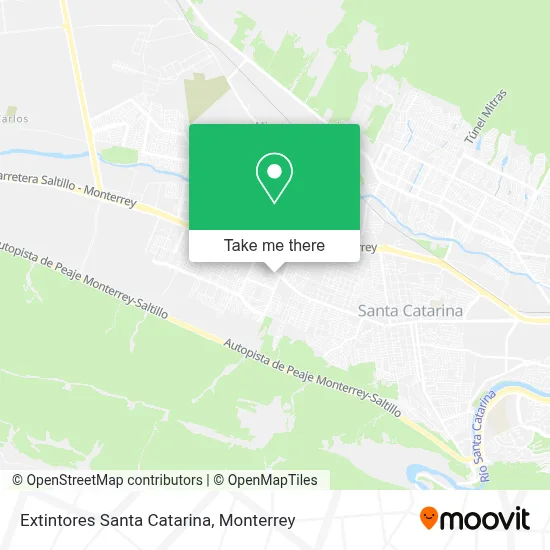 Extintores Santa Catarina map