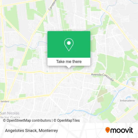 Angelotes Snack map