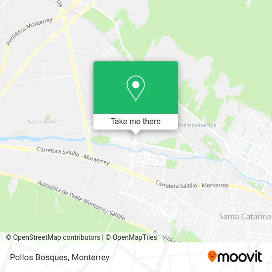 Pollos Bosques map
