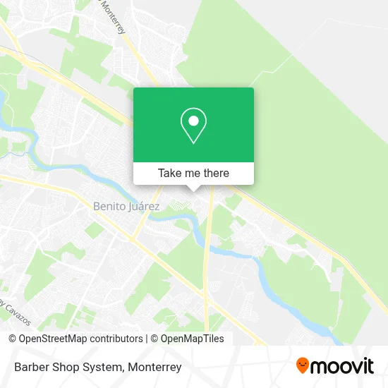 Barber Shop System map