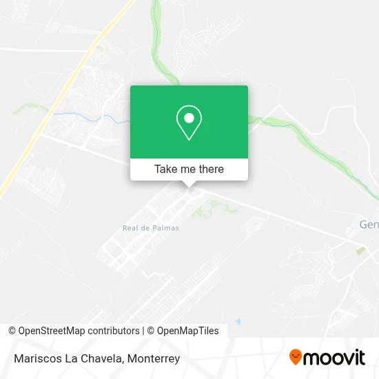 Mariscos La Chavela map