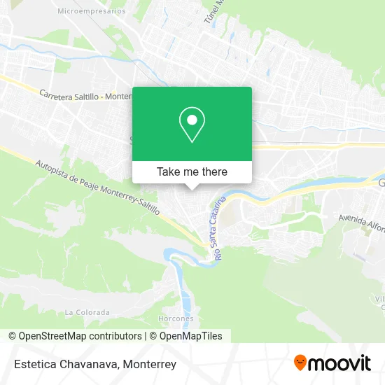 Estetica Chavanava map