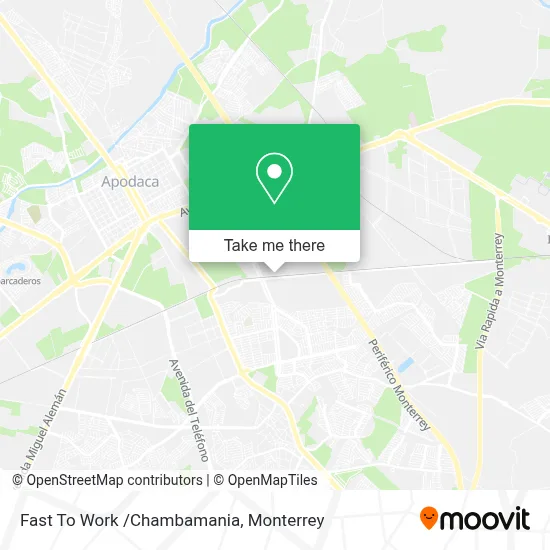 Fast To Work /Chambamania map