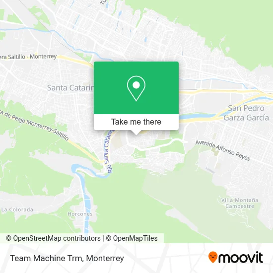 Team Machine Trm map