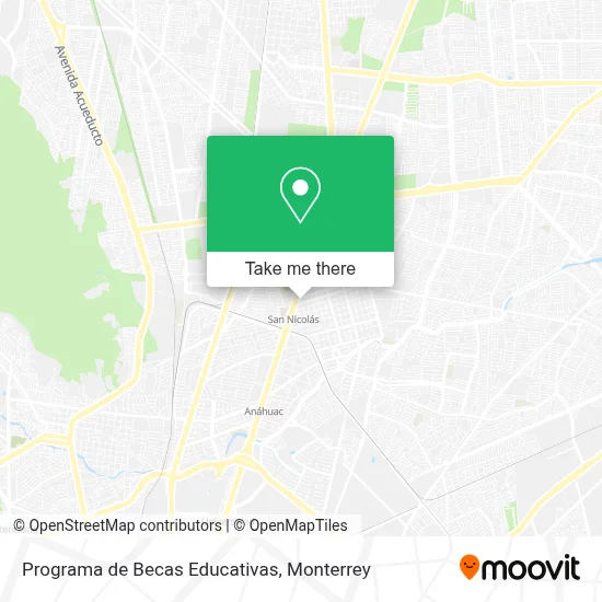 Programa de Becas Educativas map