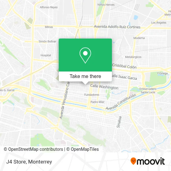 J4 Store map