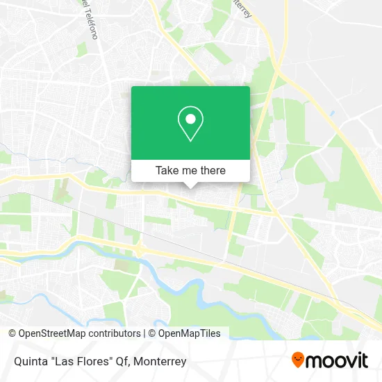 Quinta "Las Flores" Qf map