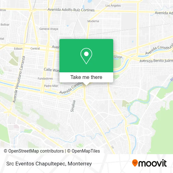Src Eventos Chapultepec map