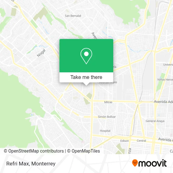 Refri Max map