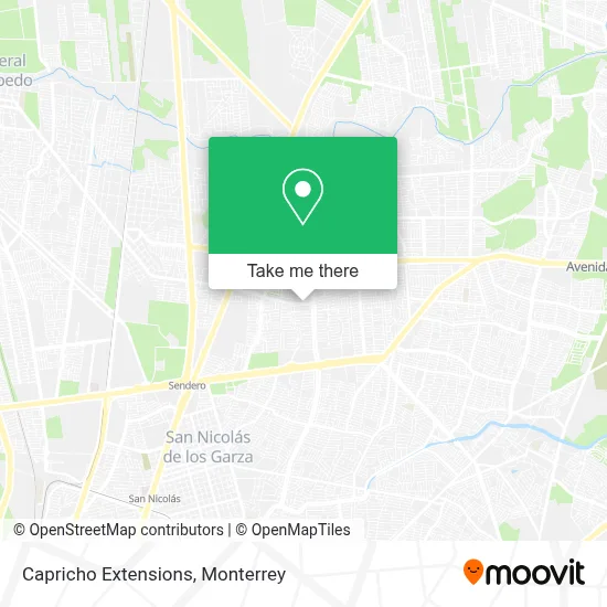 Capricho Extensions map