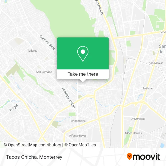 Tacos Chicha map