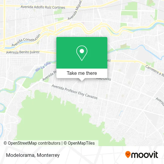 Modelorama map