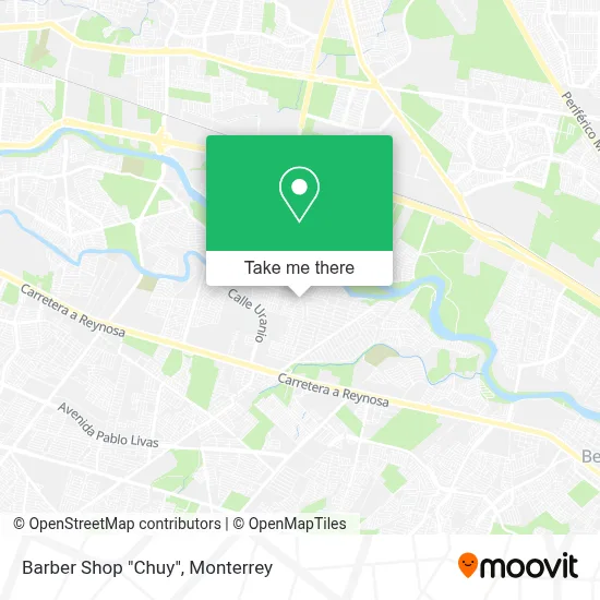 Barber Shop "Chuy" map