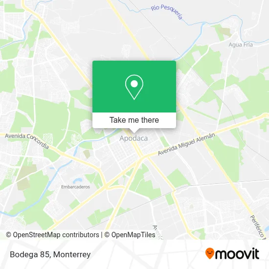 Bodega 85 map