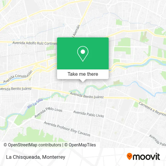 La Chisqueada map