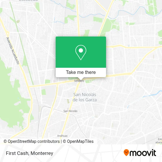 First Cash map