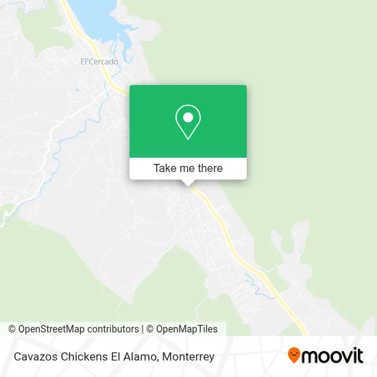 Cavazos Chickens El Alamo map