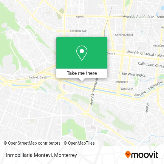 Inmobiliaria Montevi map