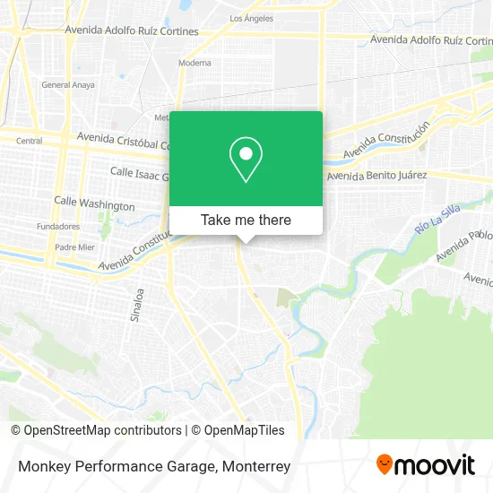 Monkey Performance Garage map