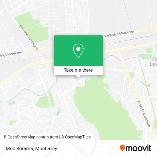 Modelorama map