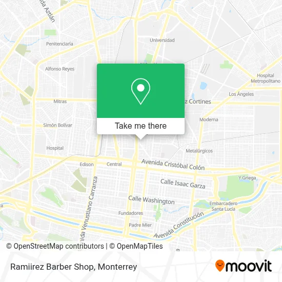 Ramiirez Barber Shop map