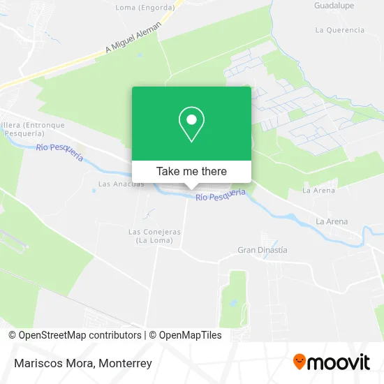 Mariscos Mora map