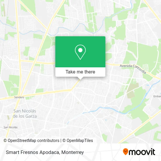 Smart Fresnos Apodaca map