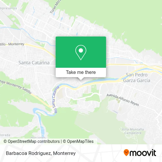 Barbacoa Rodriguez map
