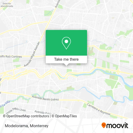 Modelorama map