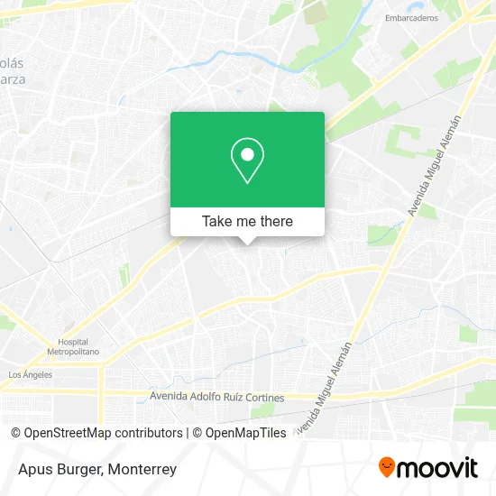 Apus Burger map