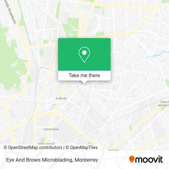 Eye And Brows Microblading map