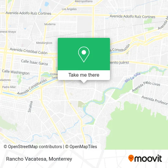 Rancho Vacatesa map