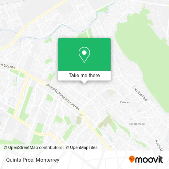 Quinta Proa map