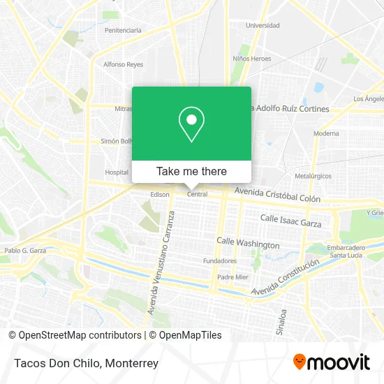 Tacos Don Chilo map