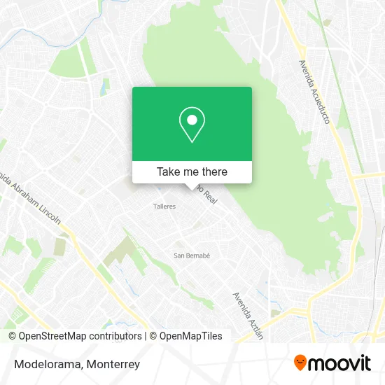 Modelorama map