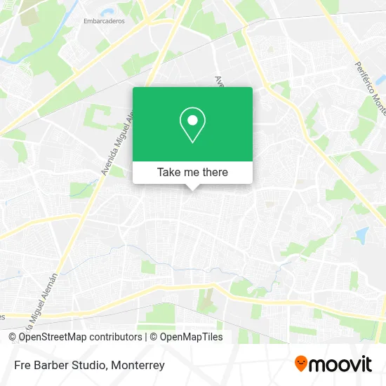 Fre Barber Studio map