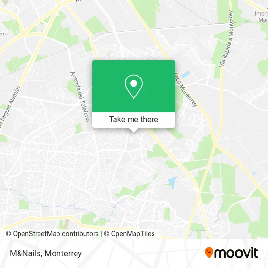 M&Nails map