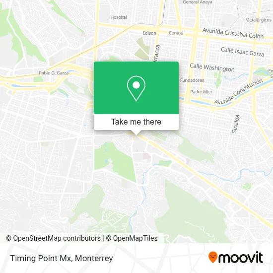 Timing Point Mx map