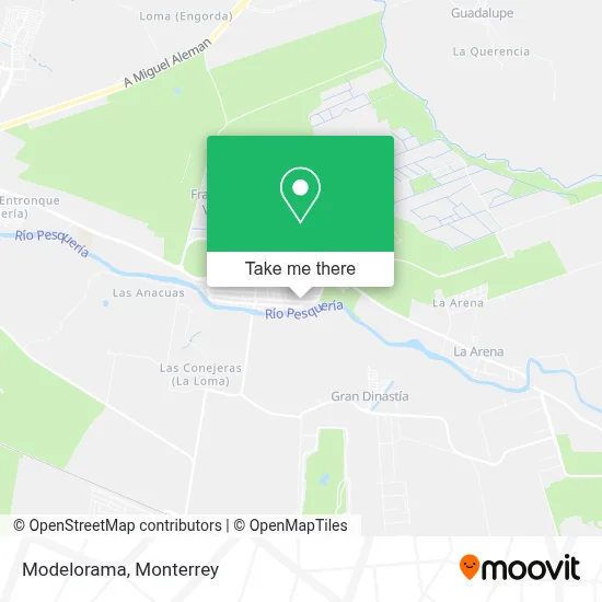 Modelorama map