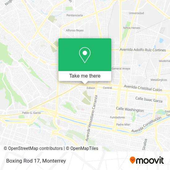 Boxing Rod 17 map