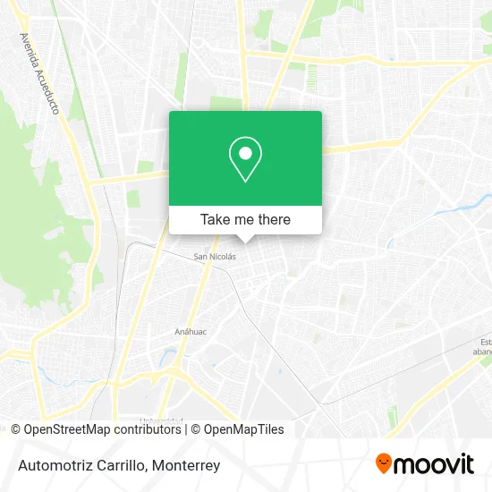 Automotriz Carrillo map