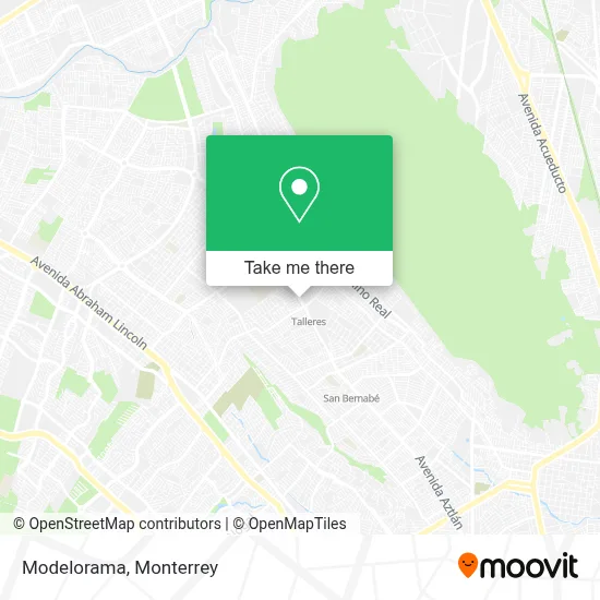 Modelorama map