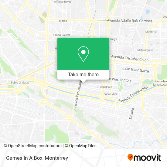 Games In A Box map