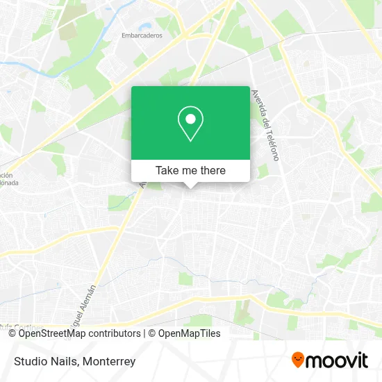 Studio Nails map