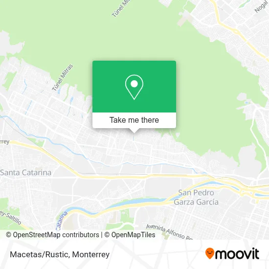 Macetas/Rustic map