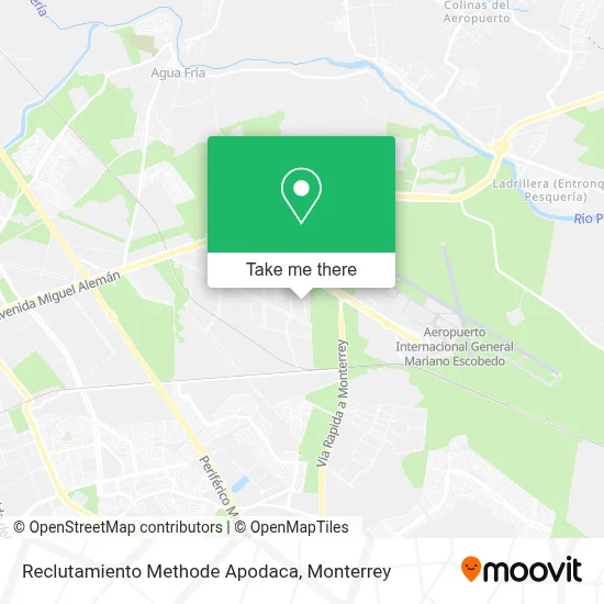 Reclutamiento Methode Apodaca map